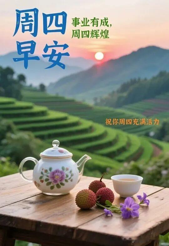 早安，周四的风景真美！