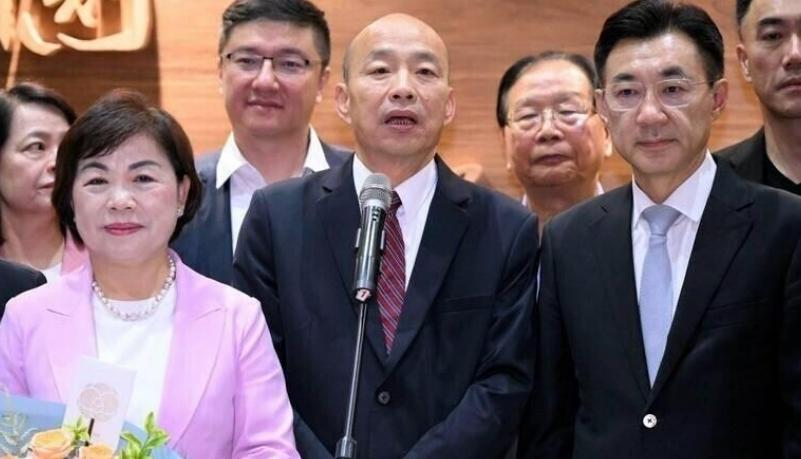 一无所获，台湾很失望。北京时间6月27日，台湾立法院长韩国瑜在当晚9时30分左右