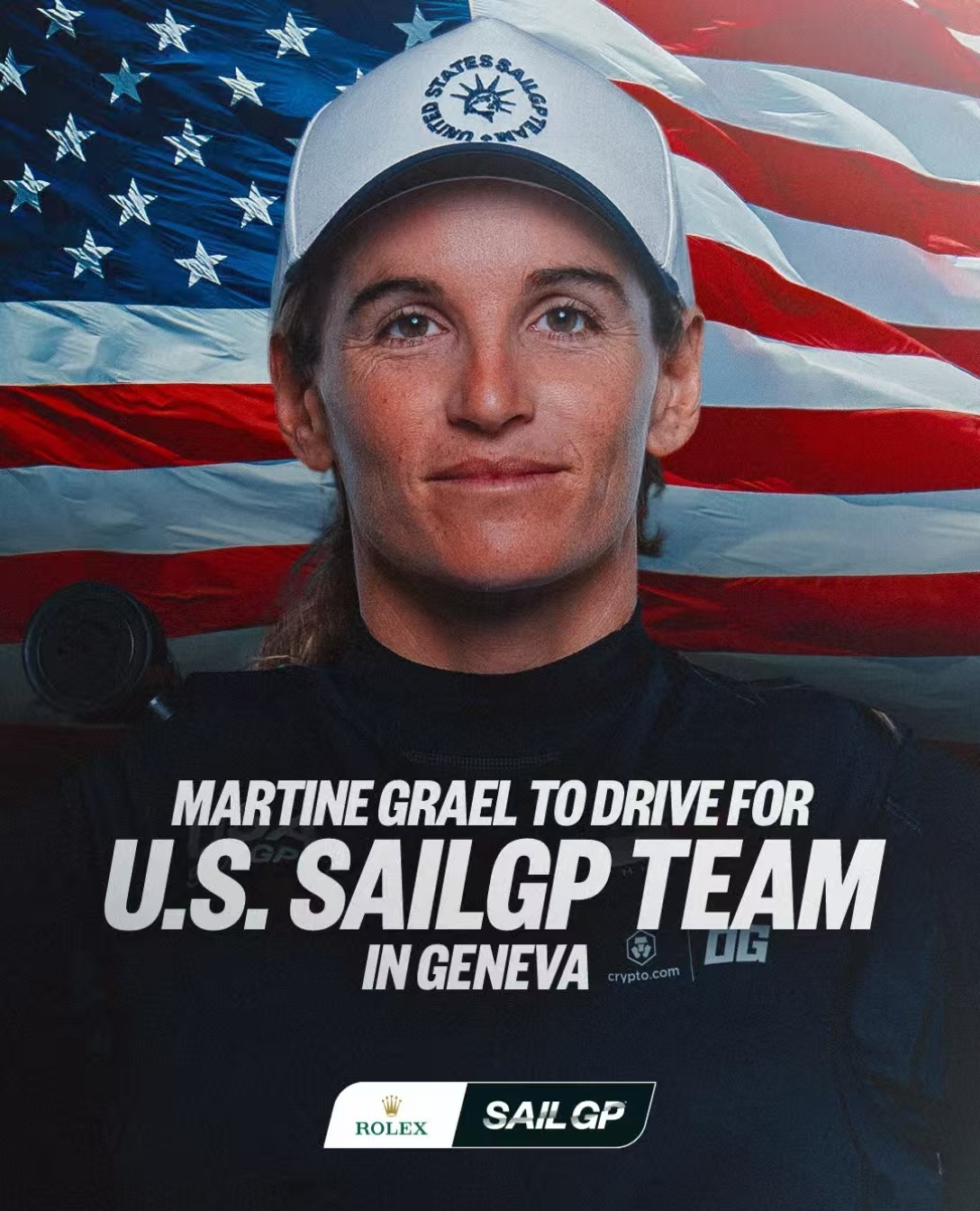 SailGP 赛事资讯极限补位！马蒂娜·格雷尔将出任美国队🇺🇸舵手，在本周末