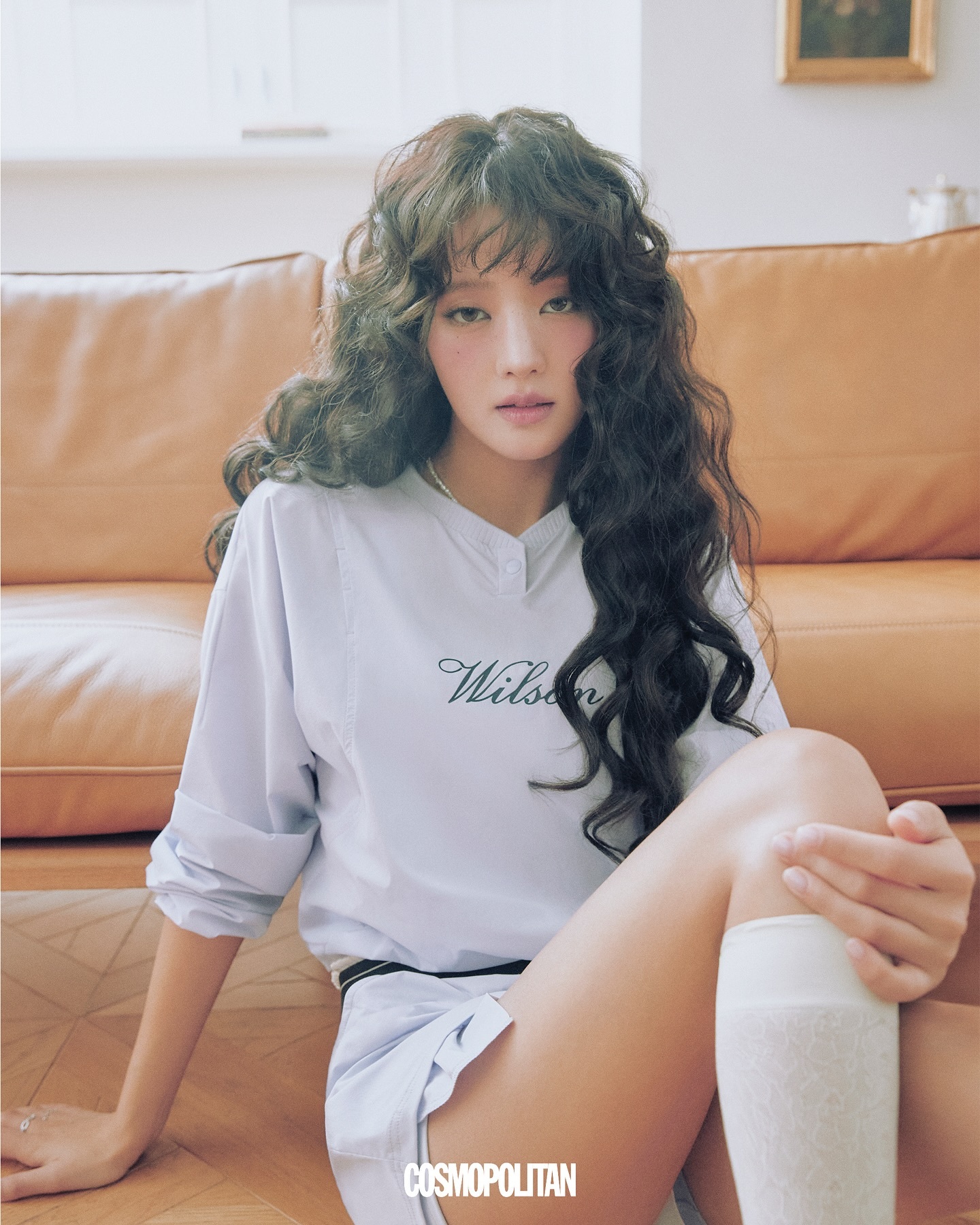 Minnie x Wilson x Cosmopolitan Korea运动风画