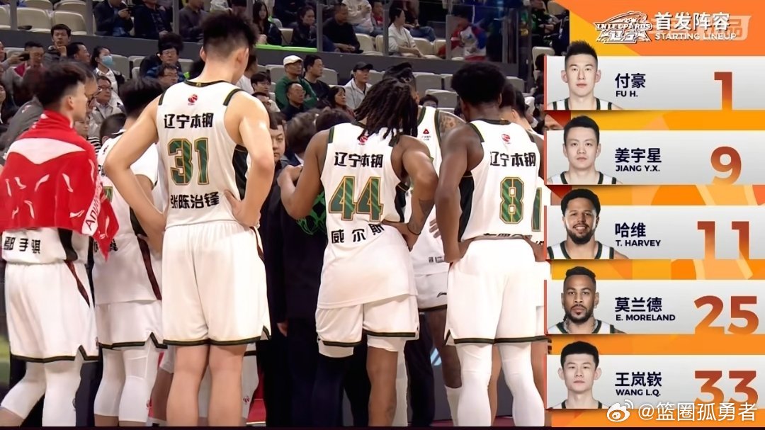 哈维首发！加油辽篮一起战斗！辽宁男篮辽宁男篮