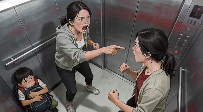 湖北仙桃某小区电梯内的监控视频，在全网引发了激烈的讨论
最近，一段湖北仙桃某小区