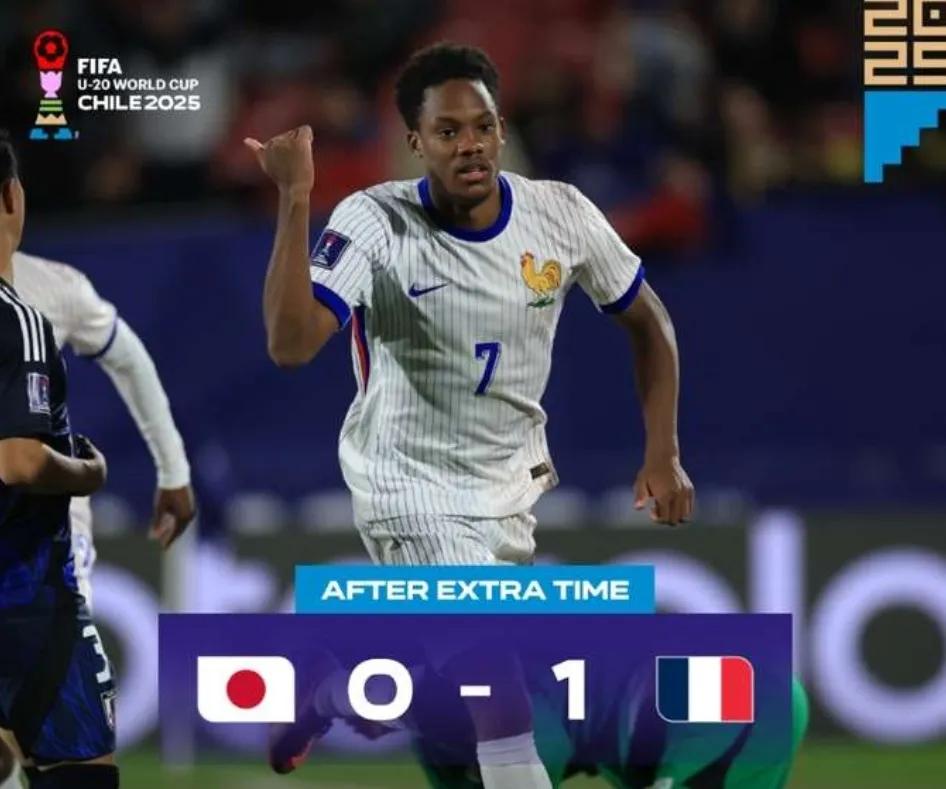 日本U20亚洲杯1/8比赛被法国点球绝杀，日本U20被淘汰，真的太可惜了，双方在
