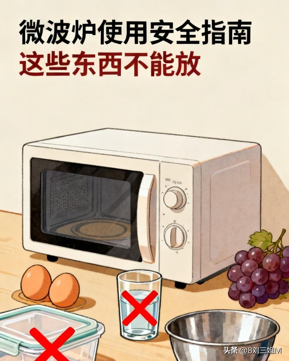 警惕！微波炉这些东西千万别乱加热
 平时在家做饭，大家几乎天天都在用微波炉，热剩