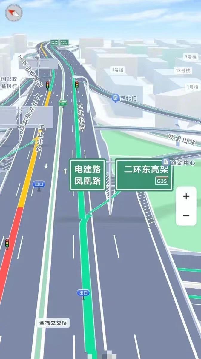 更新后的百度地图遥遥领先！城市建模彻底进阶，地图可以显示3D立体路线，再也不怕走