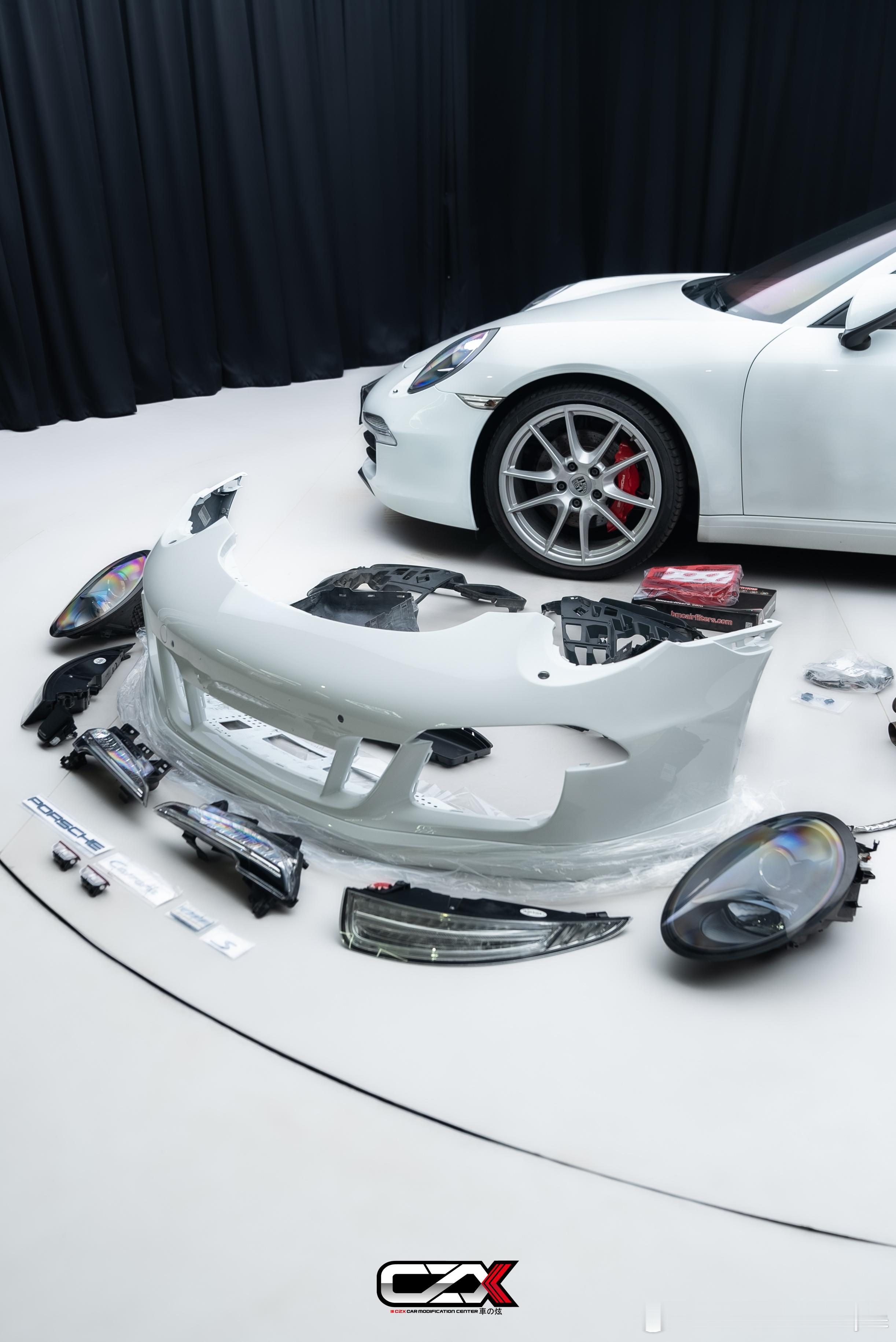保时捷911改件 991.1 AKR天蝎排气/Aerokit Cup空气动力套件