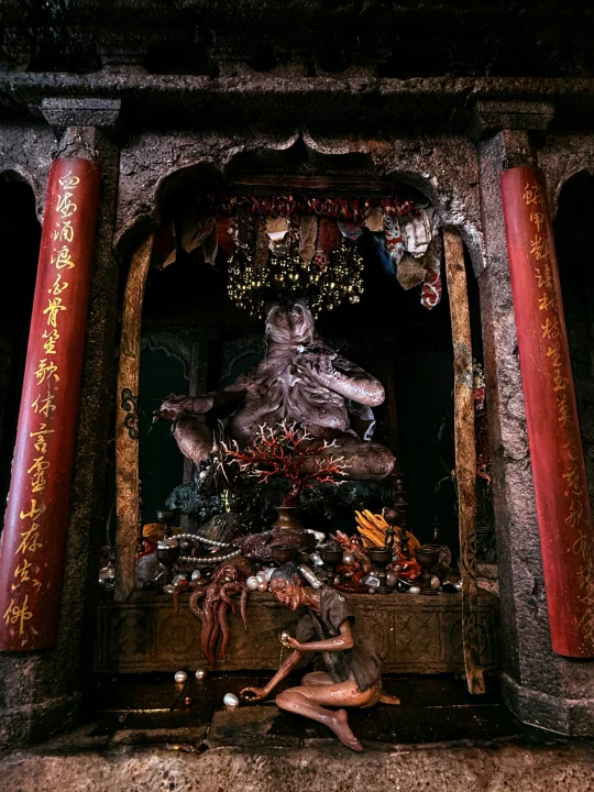 黑神话悟空-黄眉场景 原型：涂装：官方店的店内展出，欢迎来店内打卡 	...