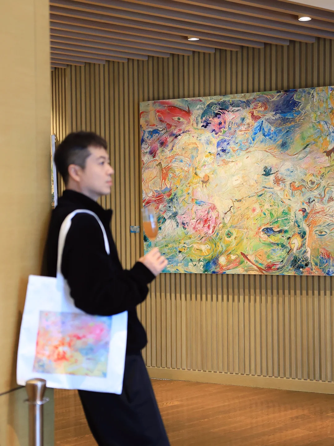 西安五星级酒店里的画展