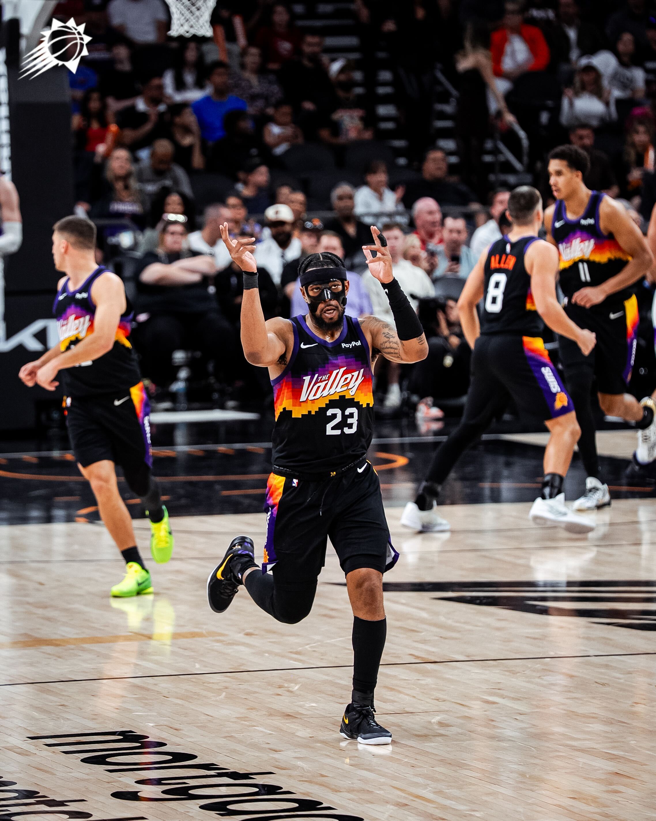 好胜3️⃣分，邓恩上篮，阿伦3️⃣分连得8分打停爵士‼️菲尼克斯太阳 ｜旭日东升