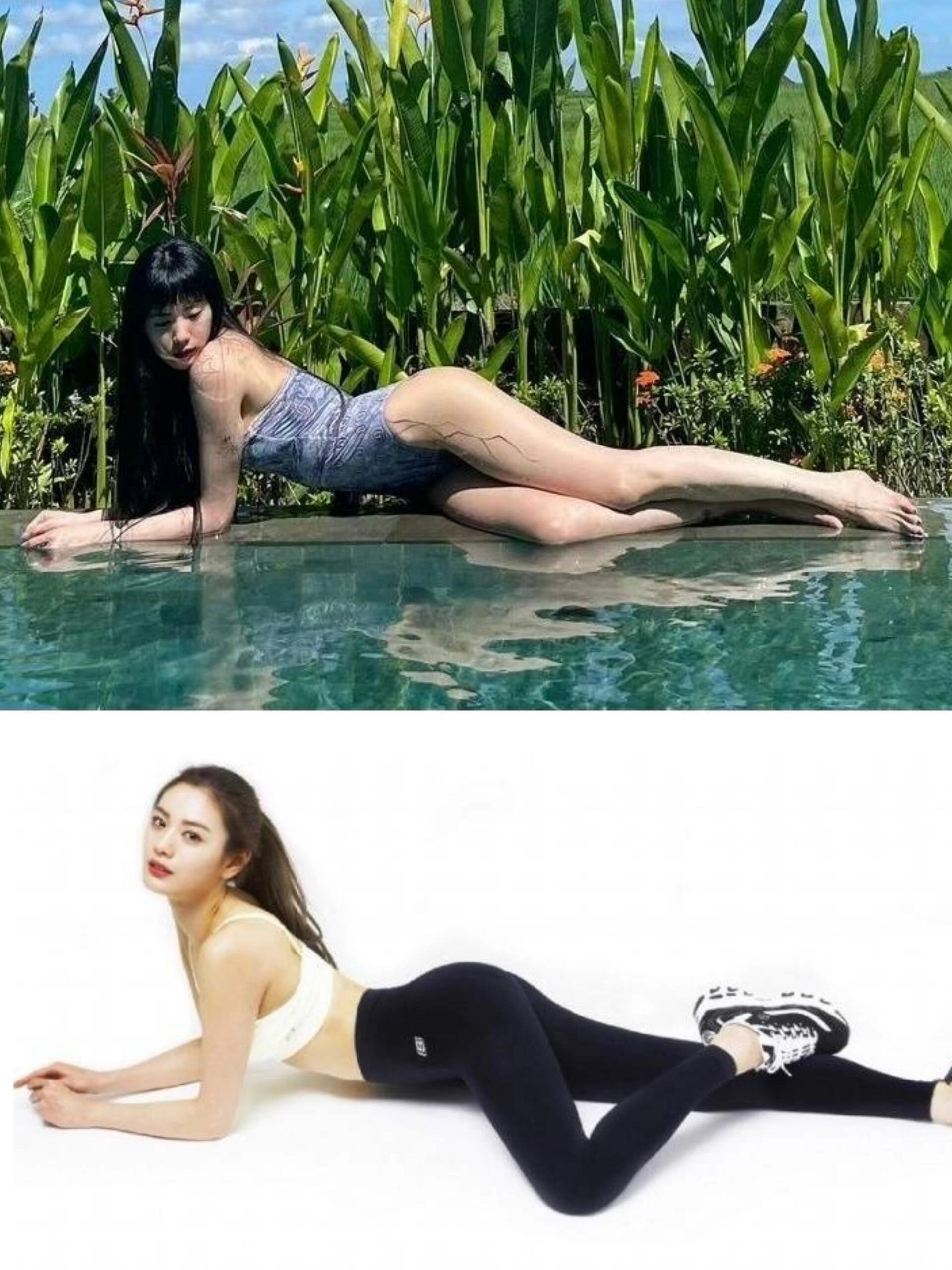 林珍娜 几乎没有短板的二代第一身材，很多人只知道nana是高个子大长腿但不知道她