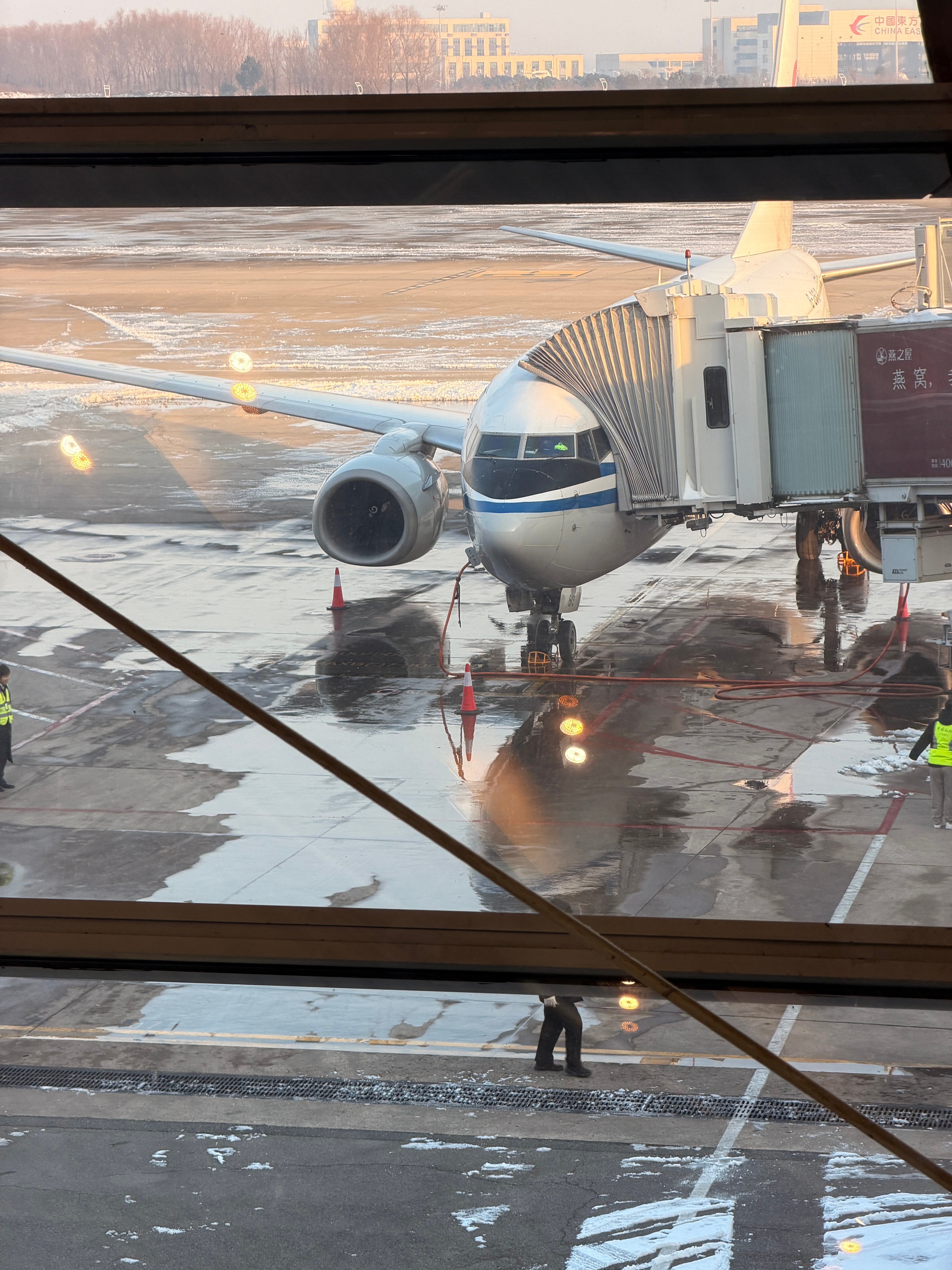 早早班机飞北京啦！整口肥叔锅贴+撒汤 合肥·合肥新桥国际机场