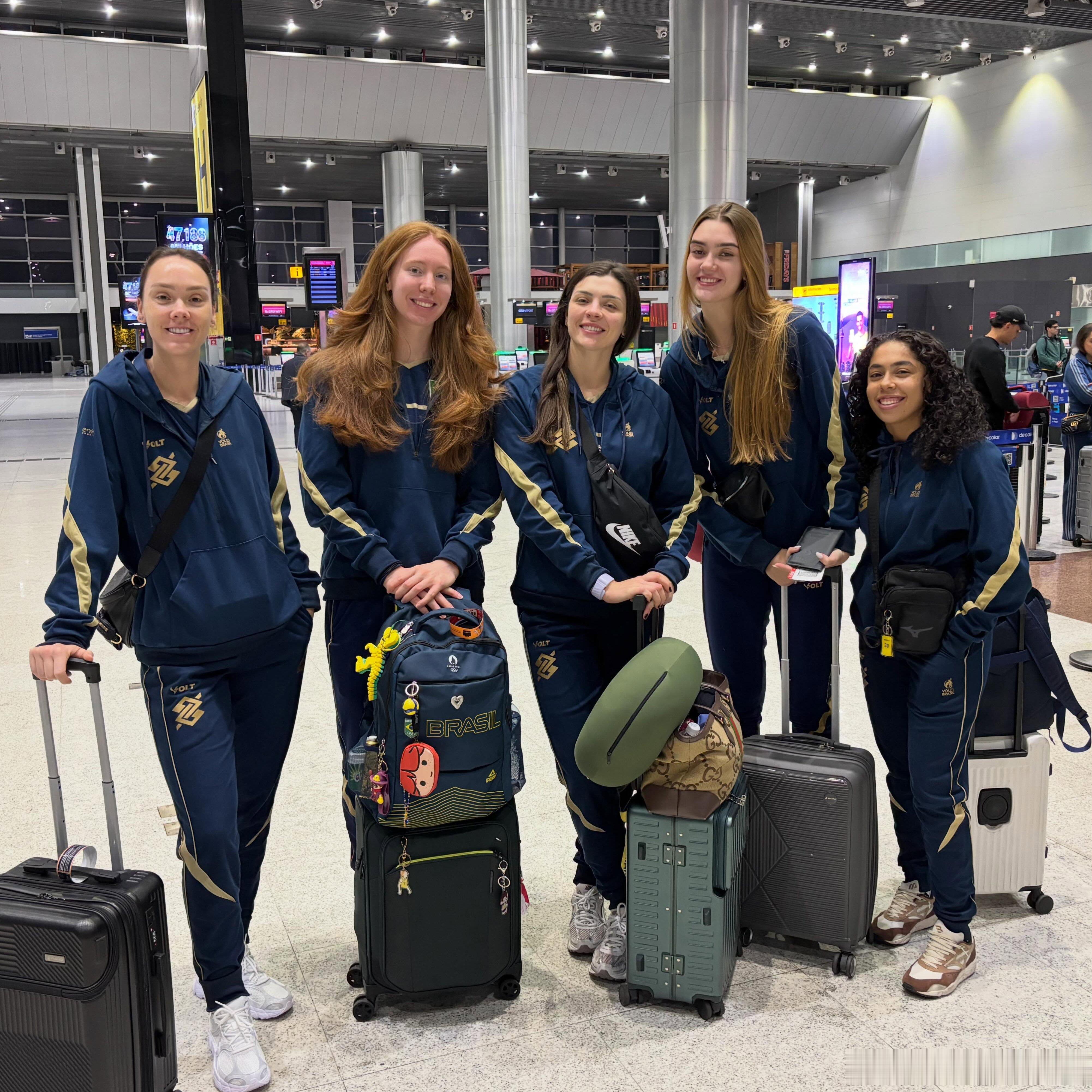 2026年世界女排联赛 ✈️ 🇧🇷巴西女排飞往日本，备战VNL第三周比赛。 