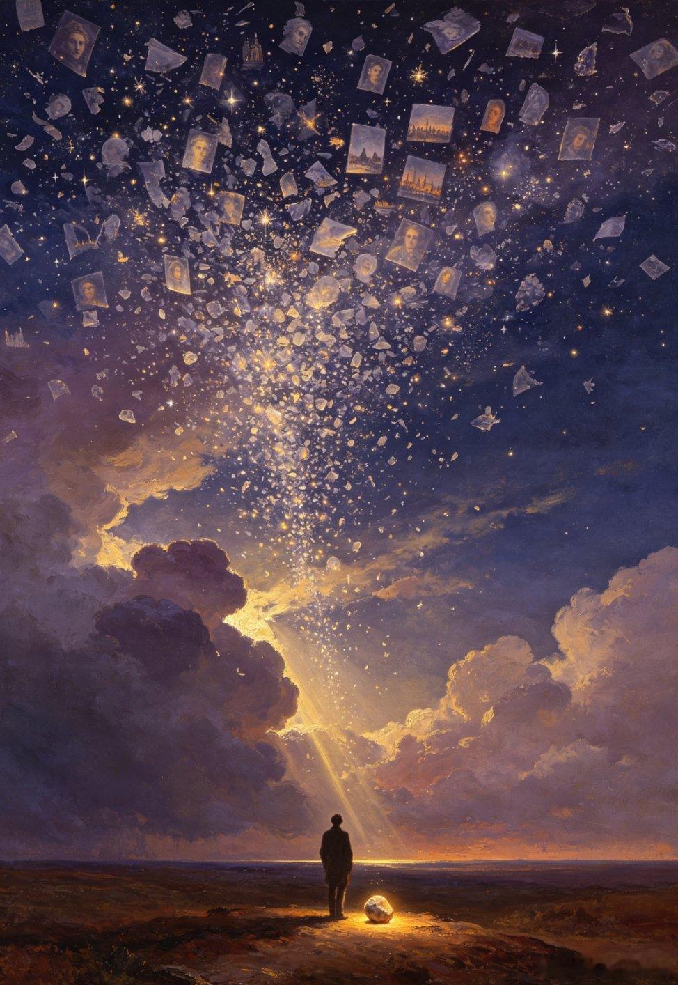 我们可以幻想一百万次却只能得到一个现实那剩余的，九十九万又九千九百九十九个幻想随