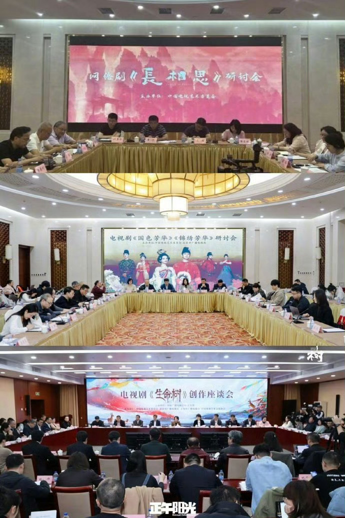 杨紫三部剧都有研讨会 杨紫的作品质量真的没话说，三部不同题材都能收获研讨会认可，