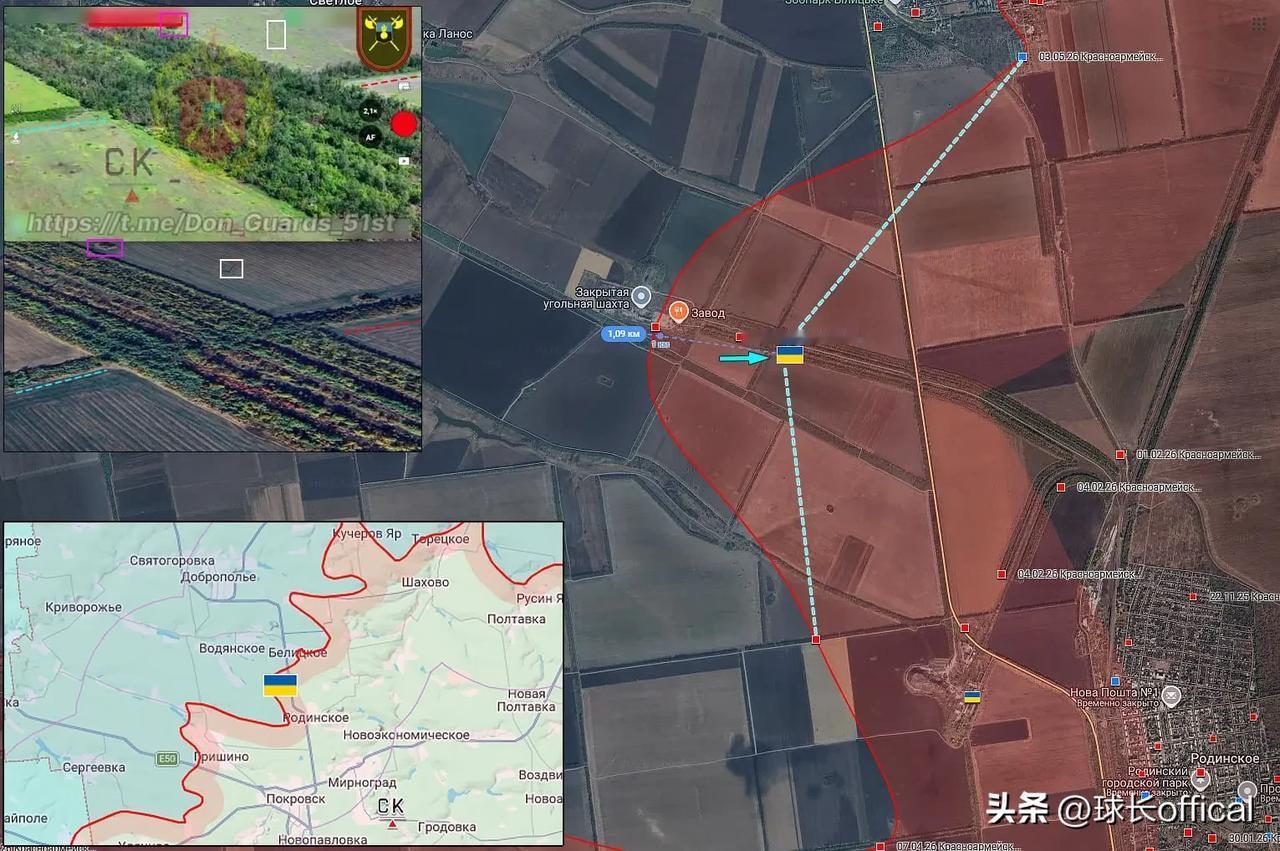 CK更新多布罗皮利亚方向乌军的地理定位
10.06.26 克拉斯诺阿尔梅斯克 -