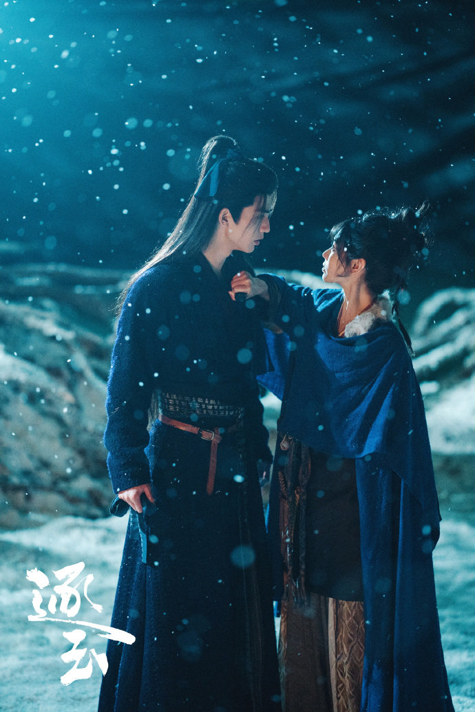 谢征樊长玉雪落肩头篝火相伴 谢征樊长玉雪中拥吻 谢征樊长玉雪中拥吻，谢征樊长玉雪