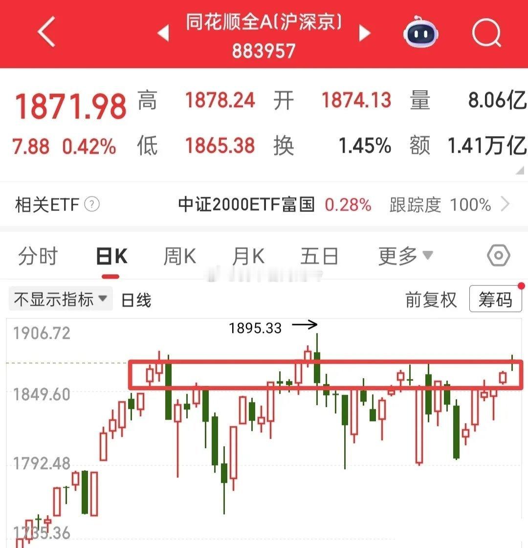还会有一次更大的普跌，今天只是小分歧，如果今天还能维持2000多家的上涨，那么风