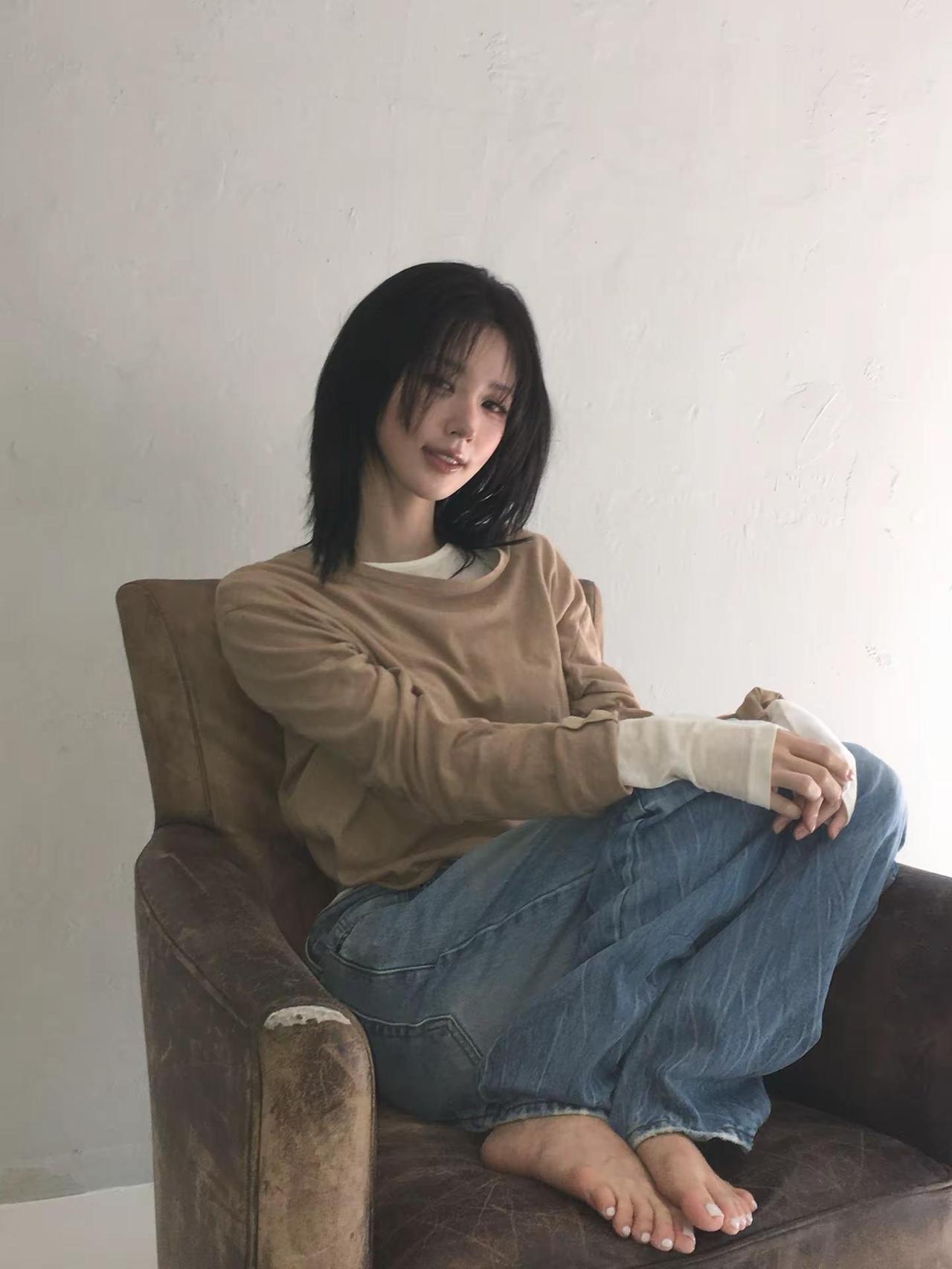 中短发是神赵美延 曺薇娟