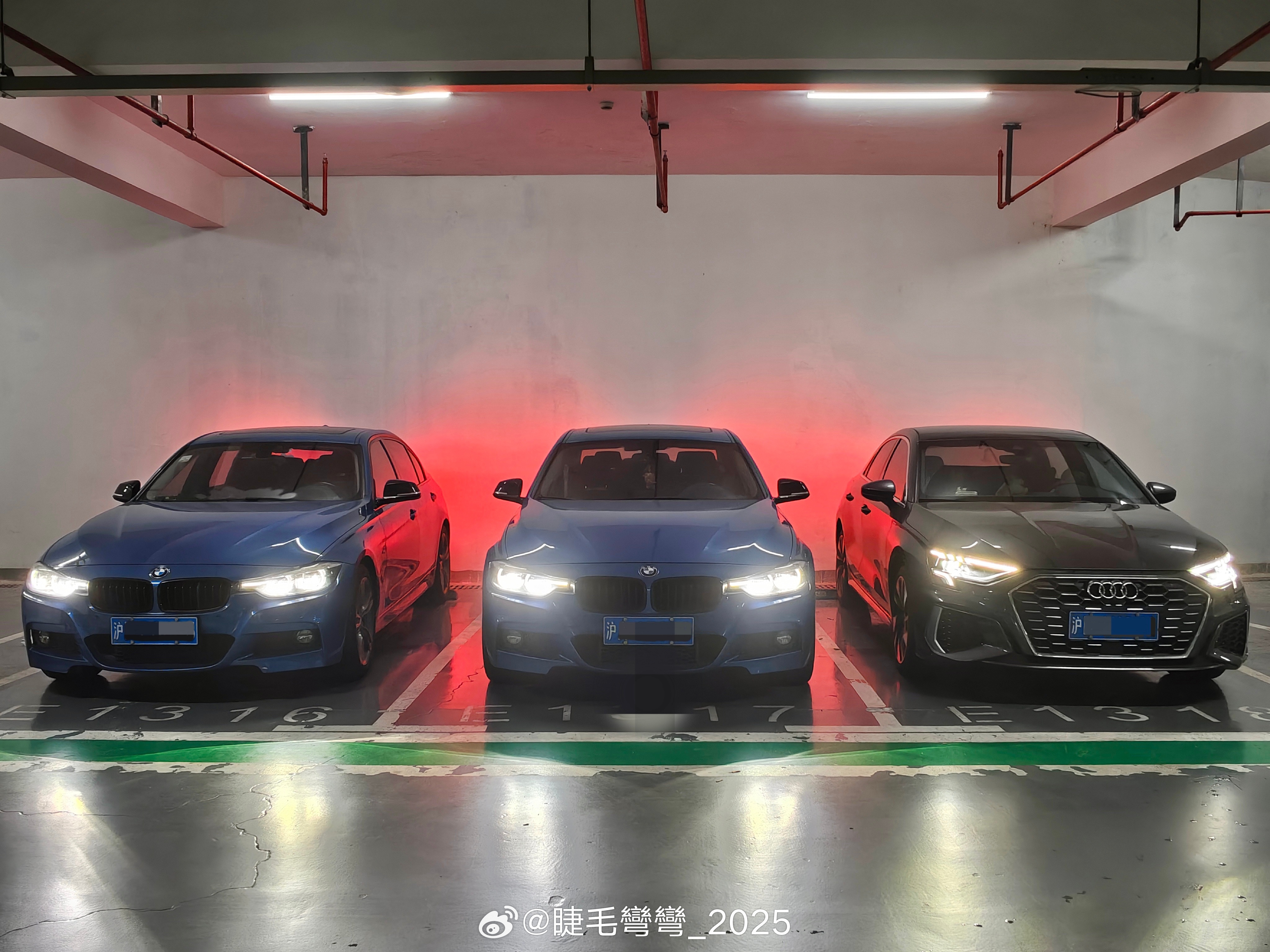 BBA牛马三姐妹！下班！我与汽车的日常下班下班宝马[超话]奥迪[超话] ​​​
