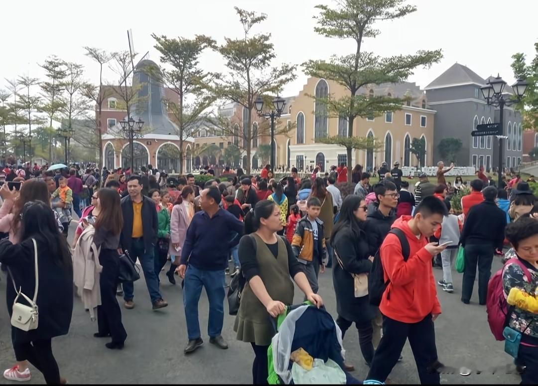 以前的南宁中关村示范基地（欧洲风情小镇）确实挺火爆，但现在好像冷清了不少，里边入