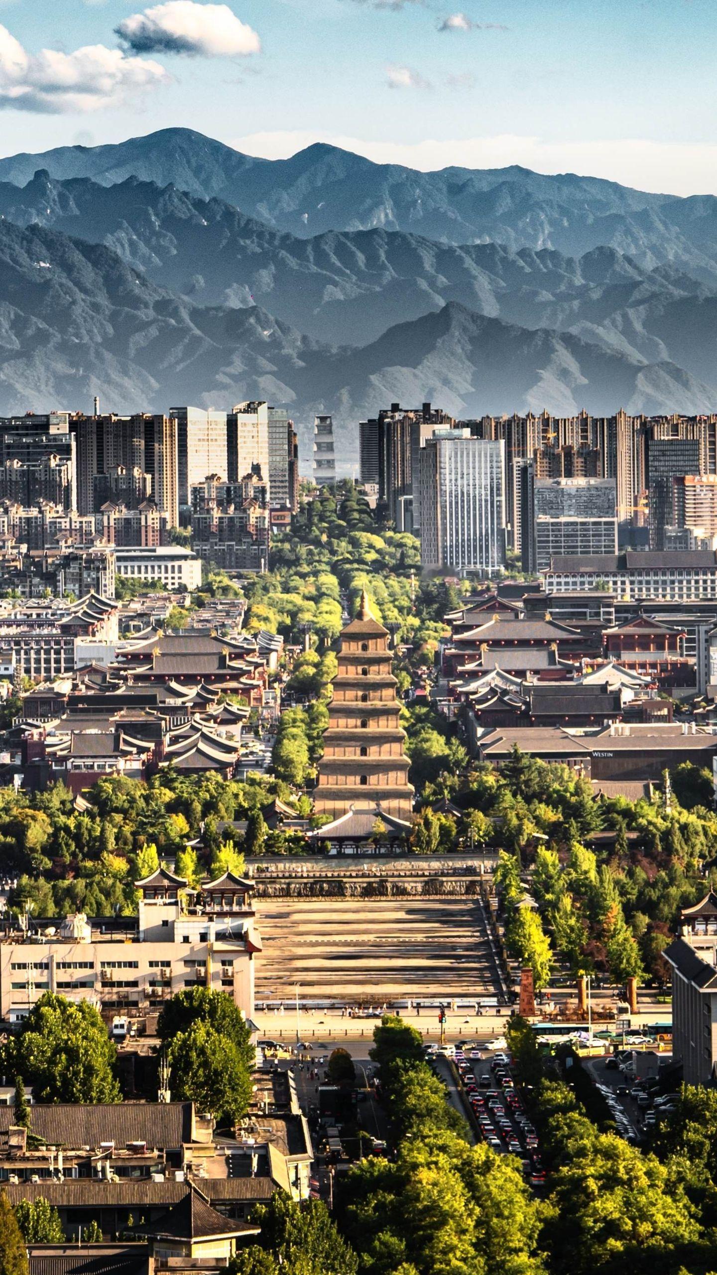 西安大雁塔中轴线的顶级对称美学 