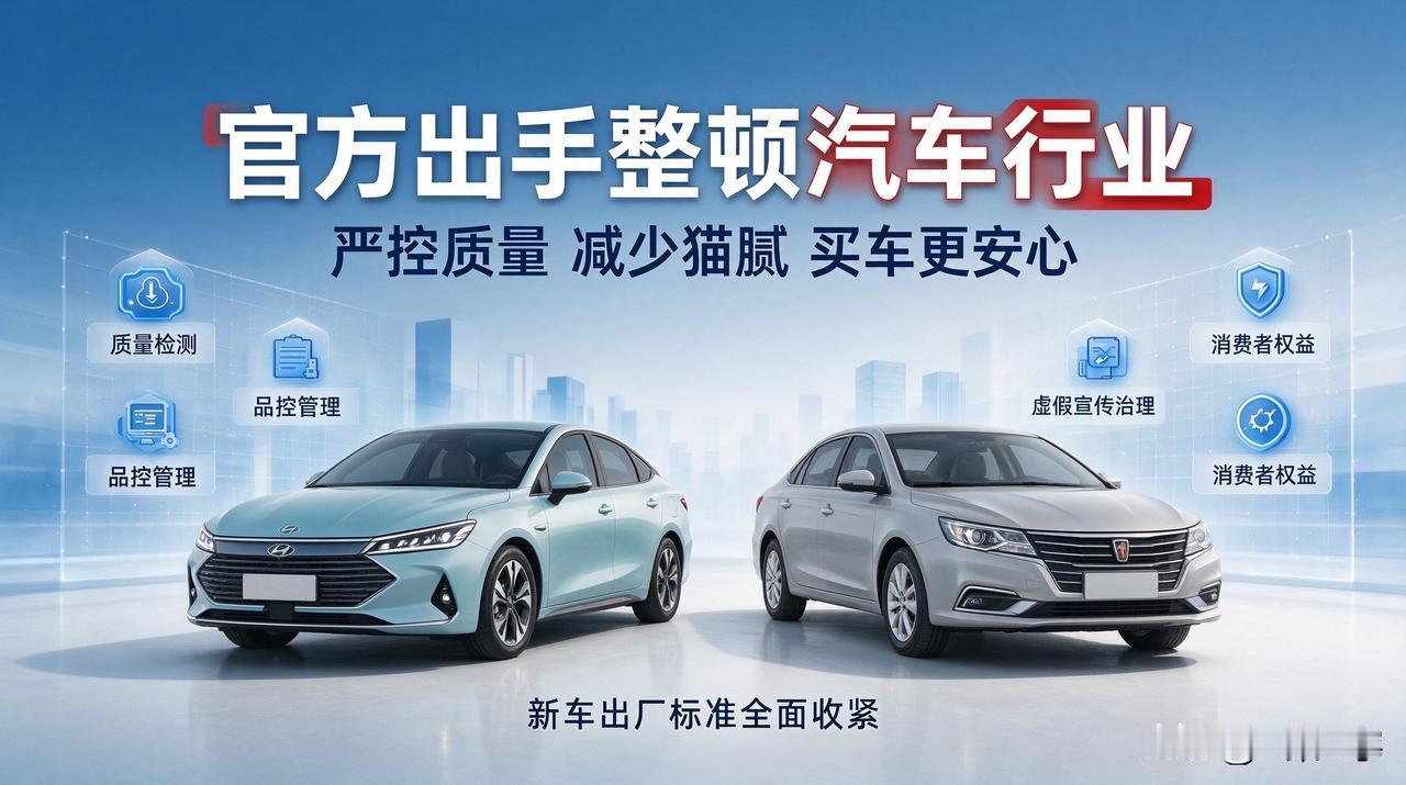 官方出手整顿！买车乱象彻底终结，以后买车终于不用踩坑了

重磅信号！汽车行业迎来