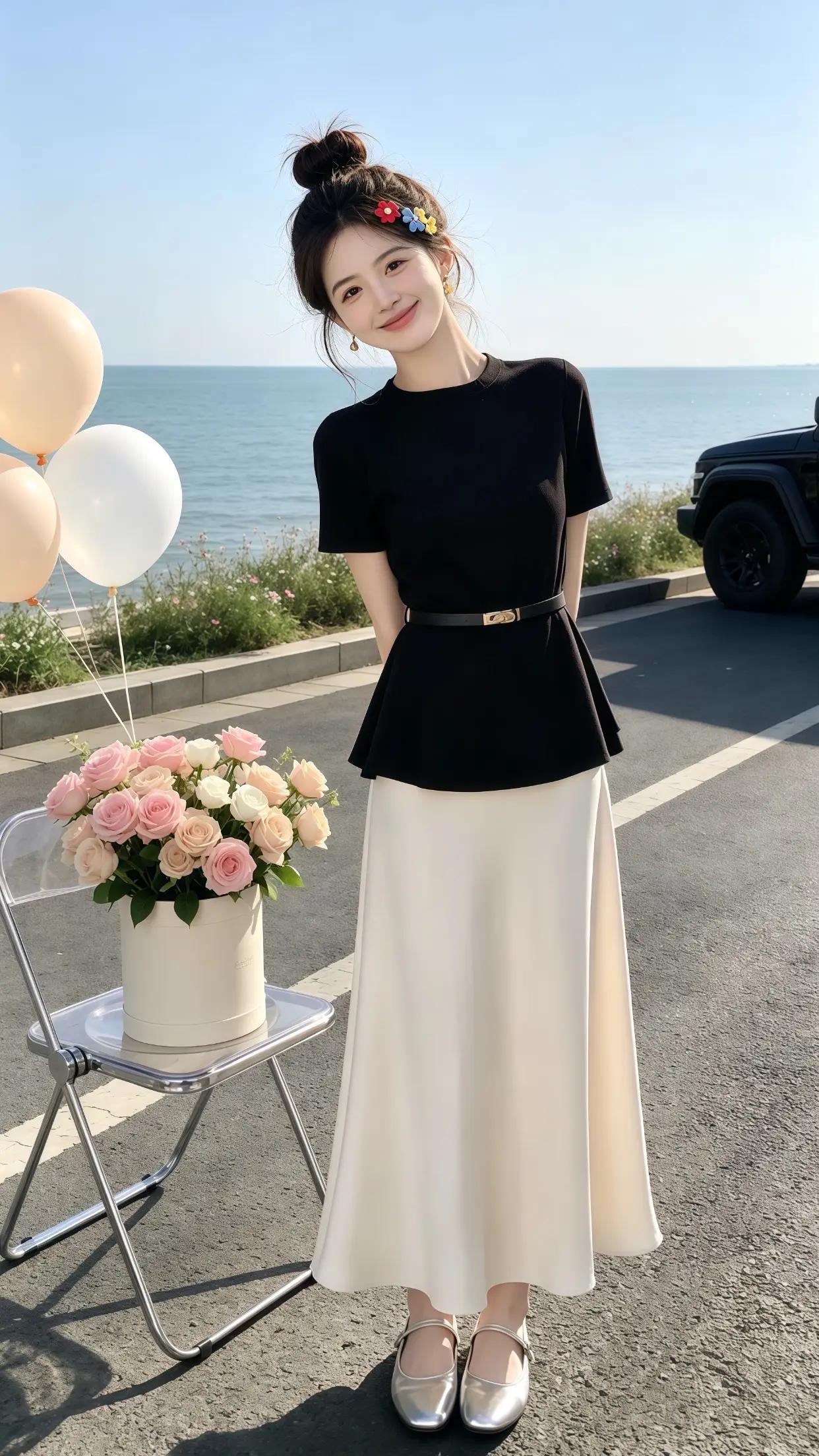 夏天哪有不穿连衣裙的道理 拒绝身材焦虑的美女感穿搭 显瘦穿搭 气质穿搭 高级感穿