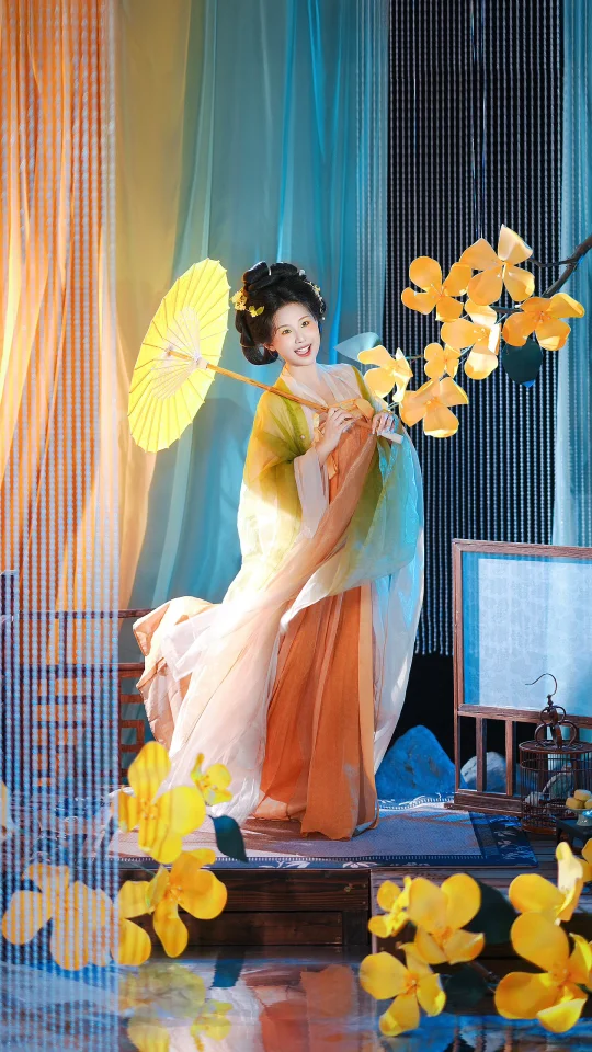 一颗桂花味的月饼拟人小手办～