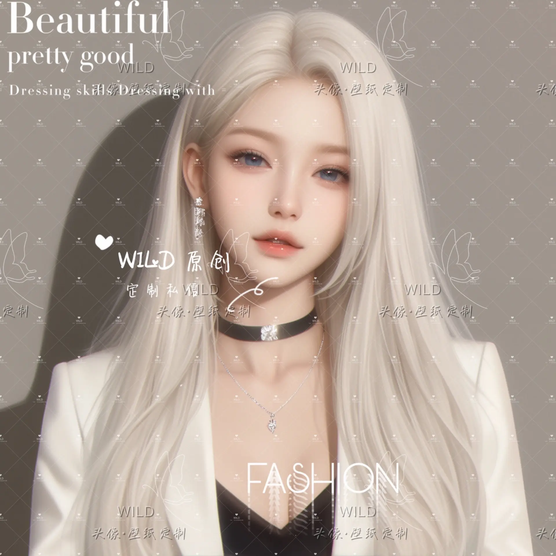 所有头像均可做成立绘。