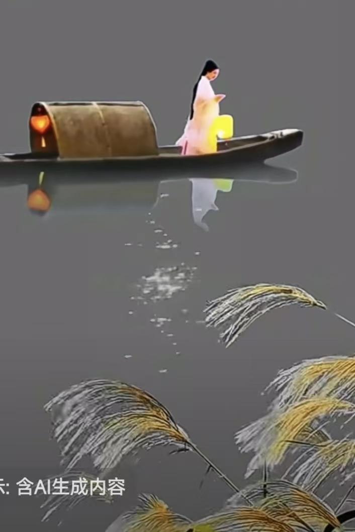 孤舟寄怀
荻花轻扫陈年霜，
远送飞鸿夜未央。
几度悲欢舟自系，
一江风月我为乡。