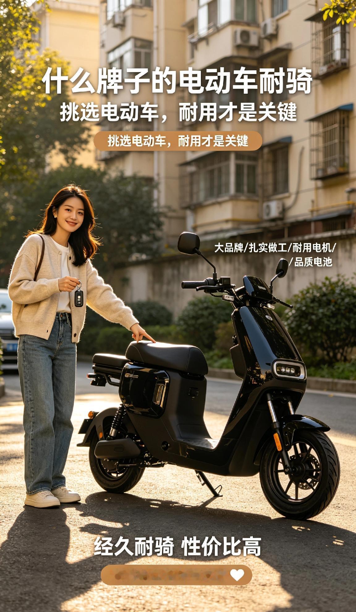 挑选电动车，大家最看重的就是耐骑耐用，代步出行图的就是省心安稳。
 
真正经得起