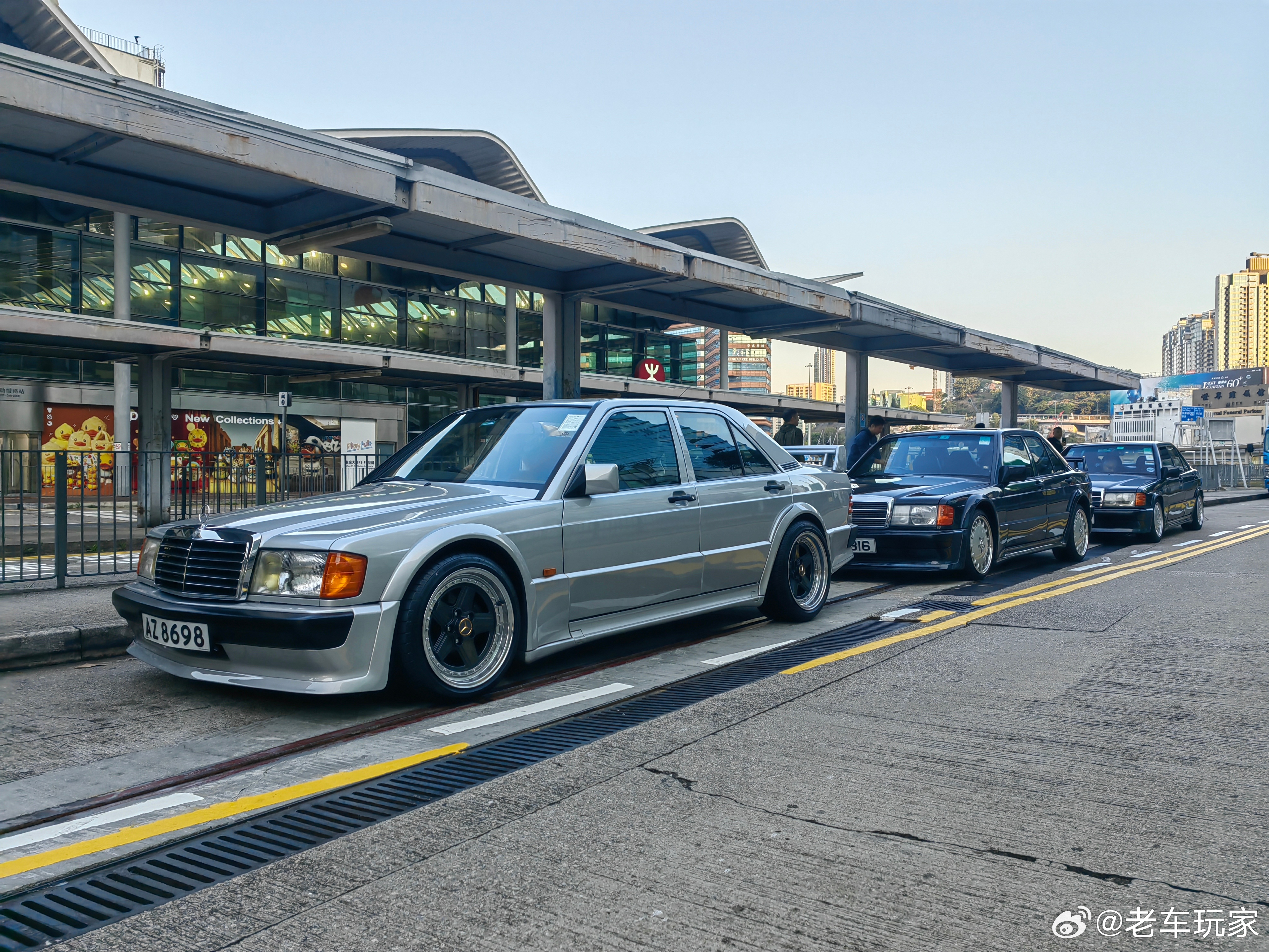 今天 SMD 早餐会，又是三部 190E一同去跑跑ANYCAR粤港汽车文化大v聊