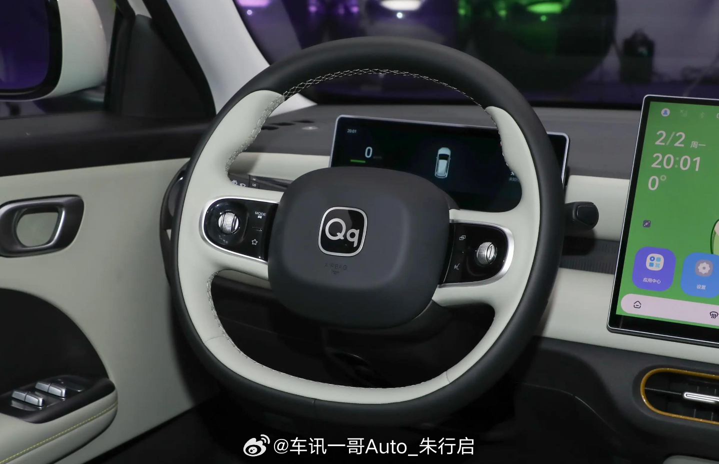 全新奇瑞QQ3将于2月6日正式亮相，新车搭载了纯电动力，并提供AI灵犀智舱、猎鹰