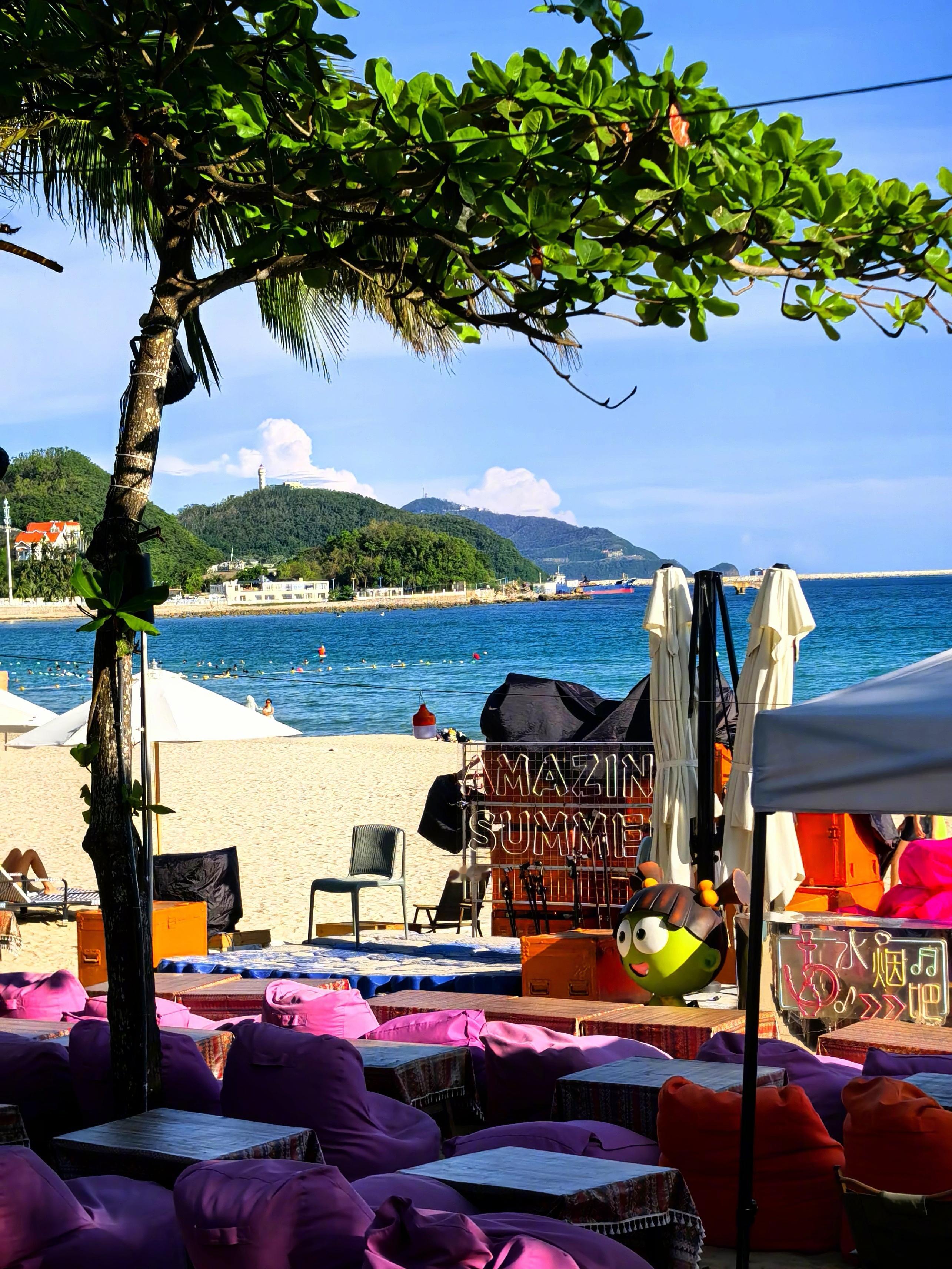 三亚旅行 | 大东海不愧是老外严选的沙滩外国人比中国人还多的沙滩🏖️恍惚间感觉