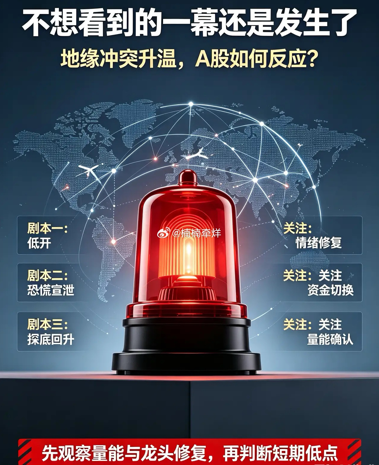 周一A股开盘前夕，突发利空袭来，美伊局势骤然升级，不愿见到的一幕还是发生了！周五
