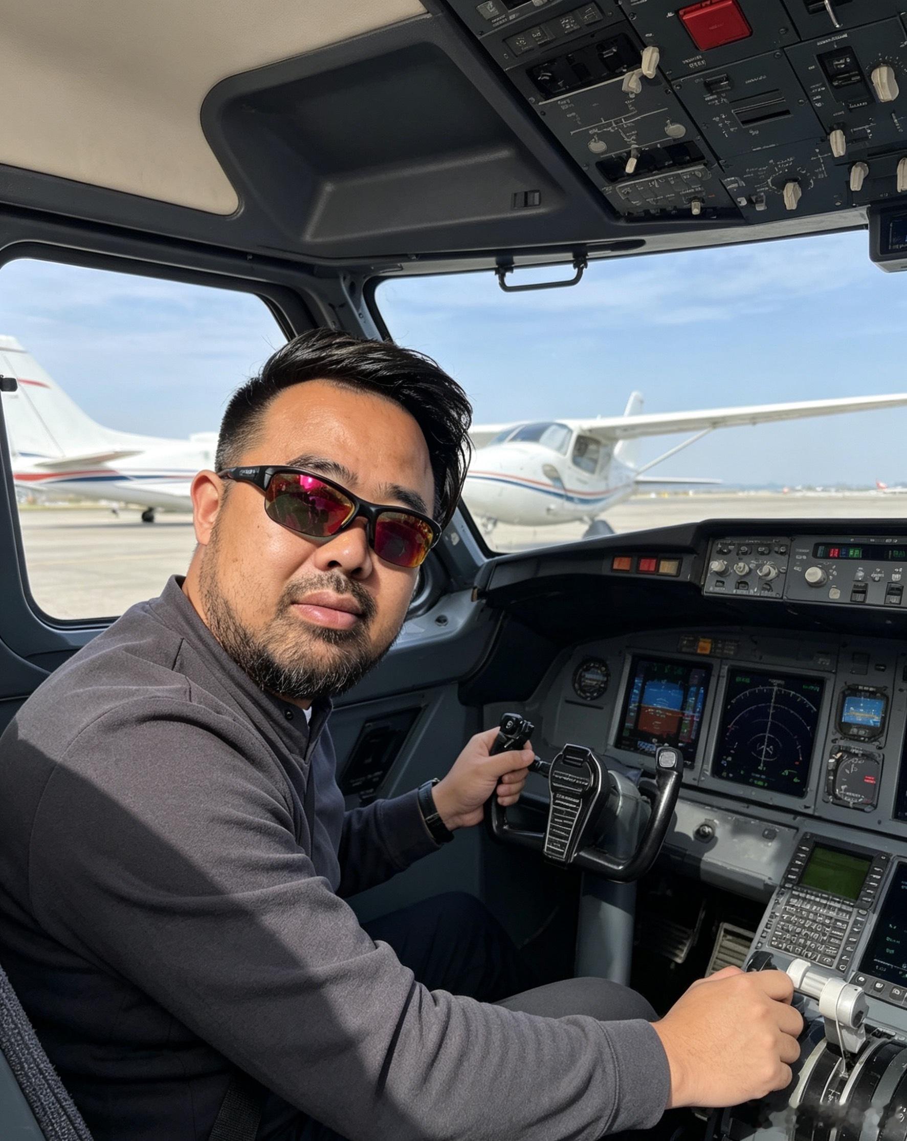 现在ai和现实已经分不清了，毕竟孟大胡子也是懂开飞机的这些图片居然都是ai的