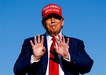 【特朗普把民调玩明白了：“满分成绩单”全是MAGA打分】#特朗普吹嘘民调支持率1