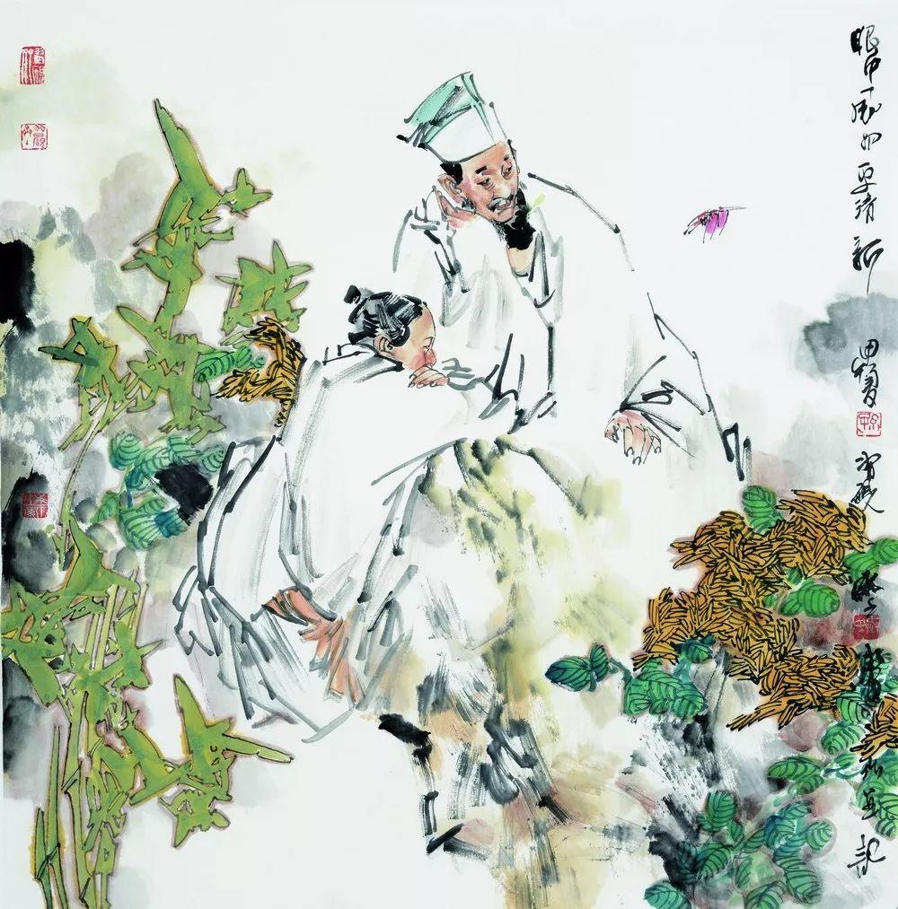 上联：钟情一见凰招凤
下联：[玫瑰]

网络图片/诚谢侵删