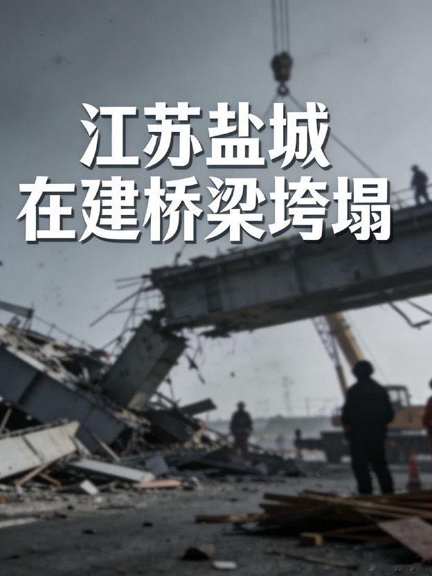 江苏盐城在建大桥塌落已致2死 太揪心了！3日通报，2日17时46分，江苏盐城响水