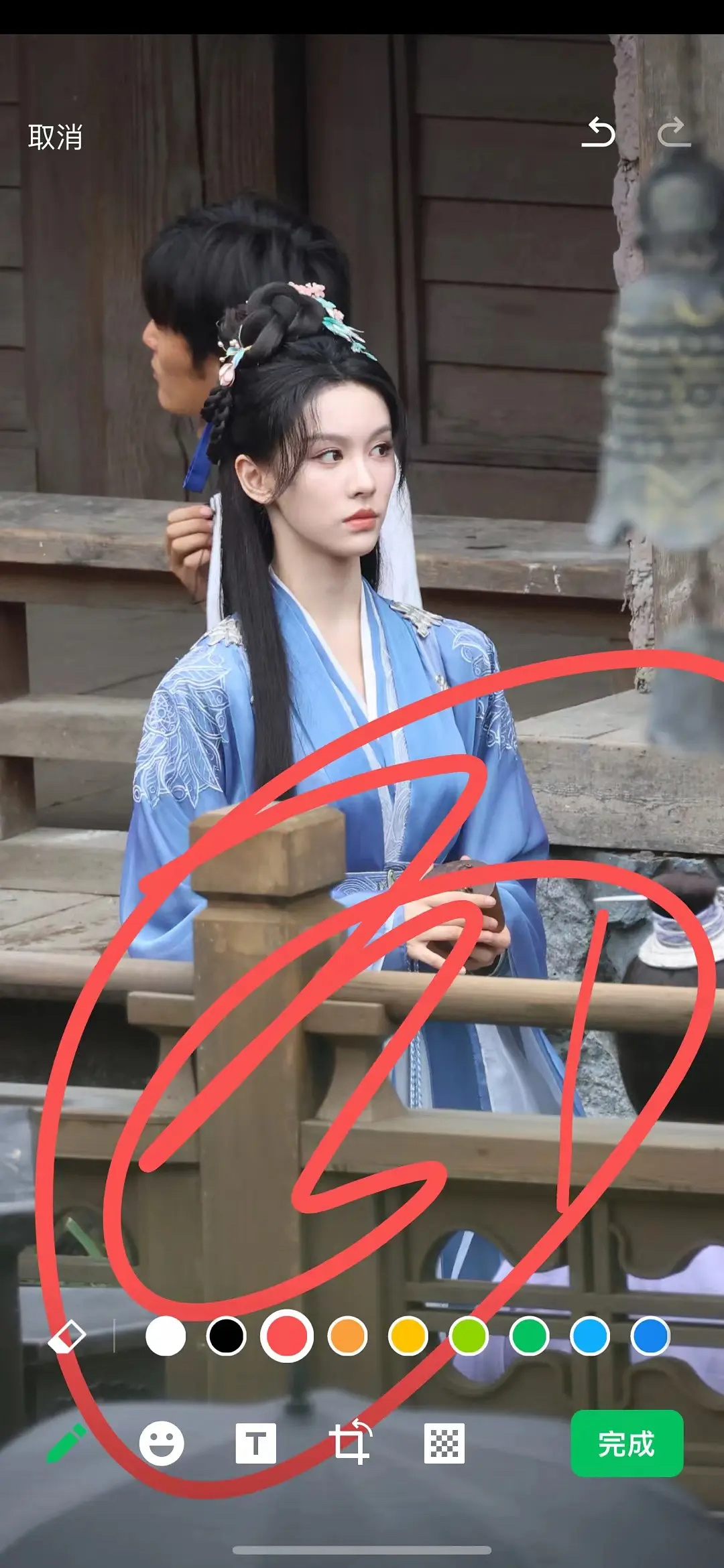 救命，她的生图怎么变成这样了？确实不适合演古装剧 ​​​