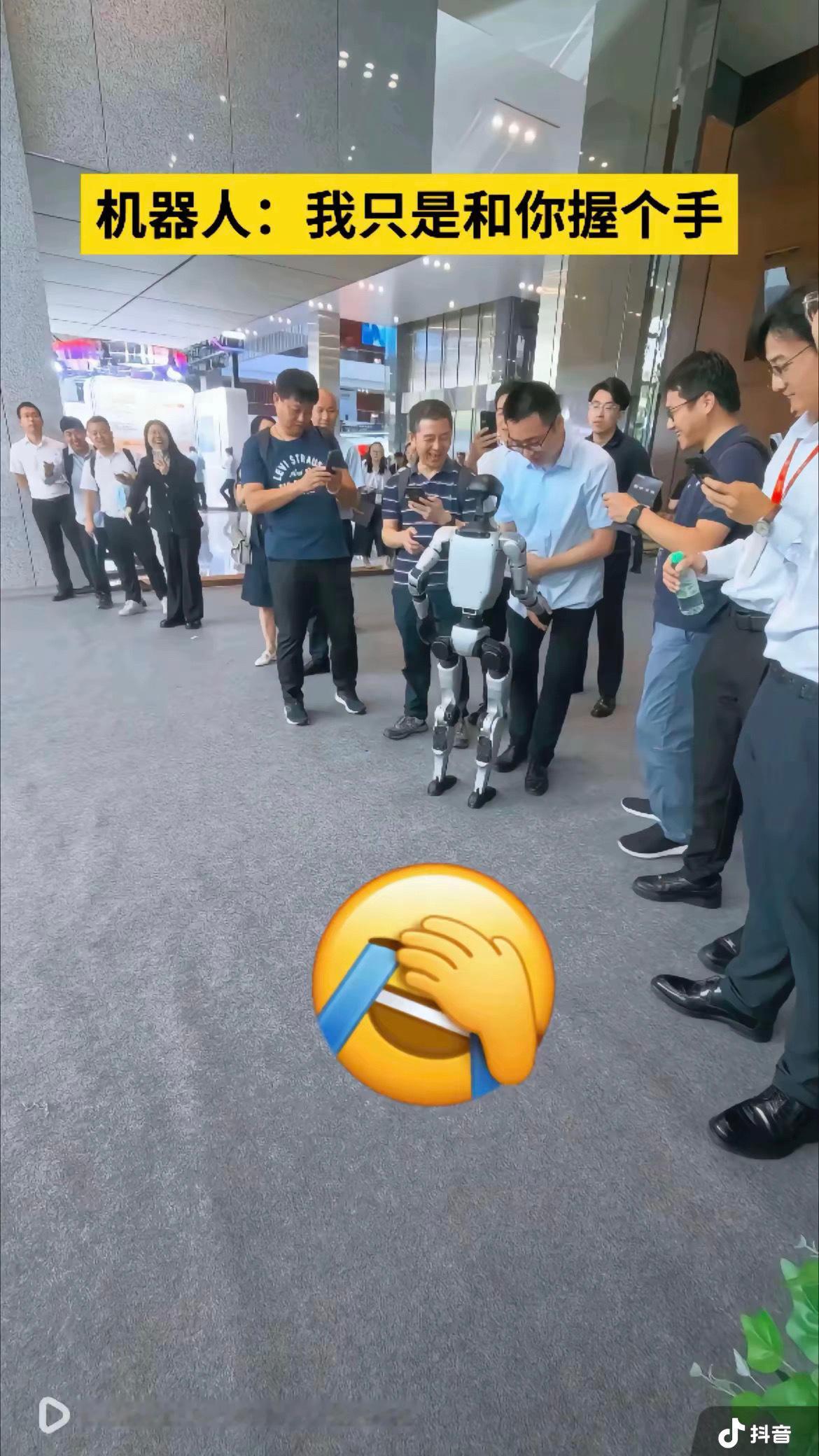 机器人握手 ​​​