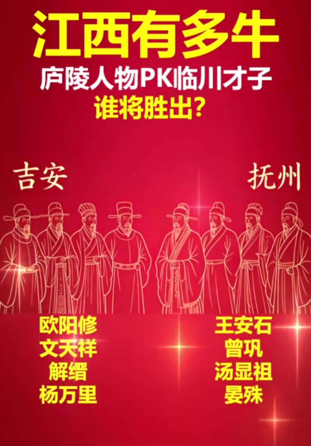 江西的两大才子之乡，究竟哪个更牛？
  综合对比，庐陵吉安含金量整体更高，[微风