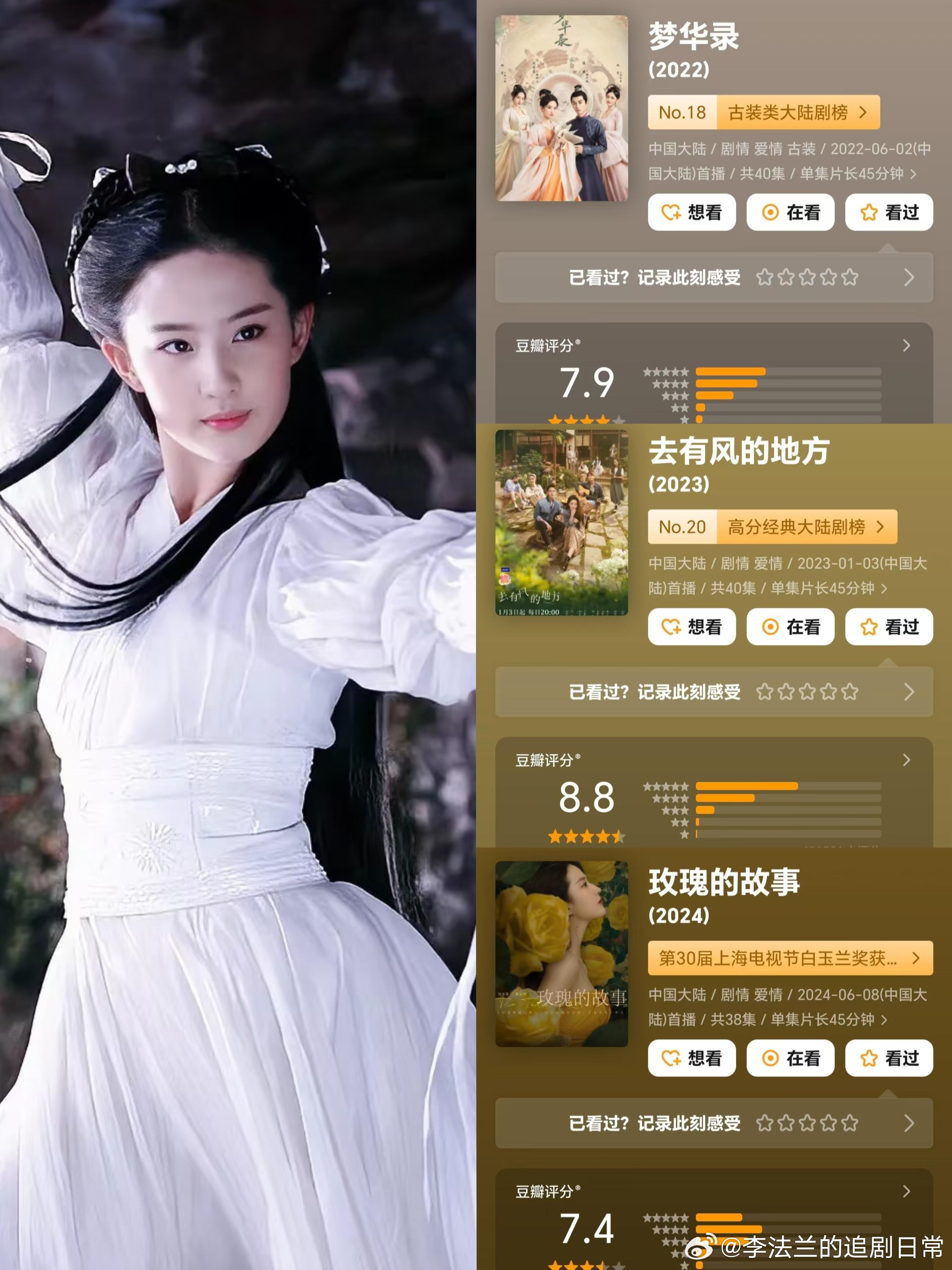 三大85花白玉兰场刊介绍85花电视剧合集！谁的青春没被她们霸屏，全是青春回忆👇
