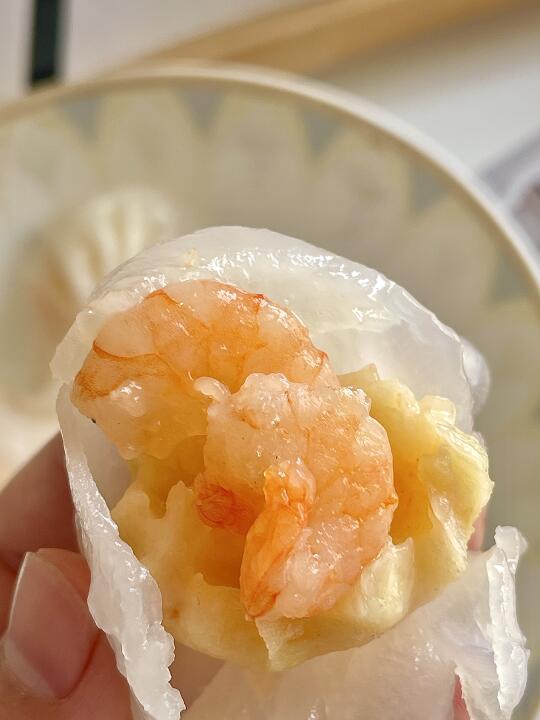 早餐给家里人准备黑虎虾饺皇，晚上要求加单