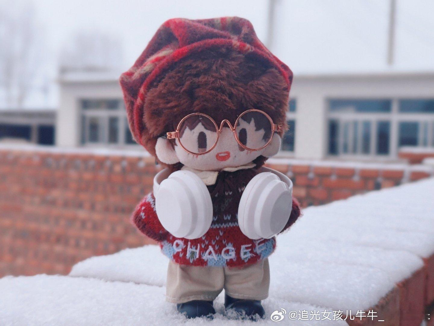 周深coco&nono 下雪了竟然😱不儿  不是开春了吗？？？ 