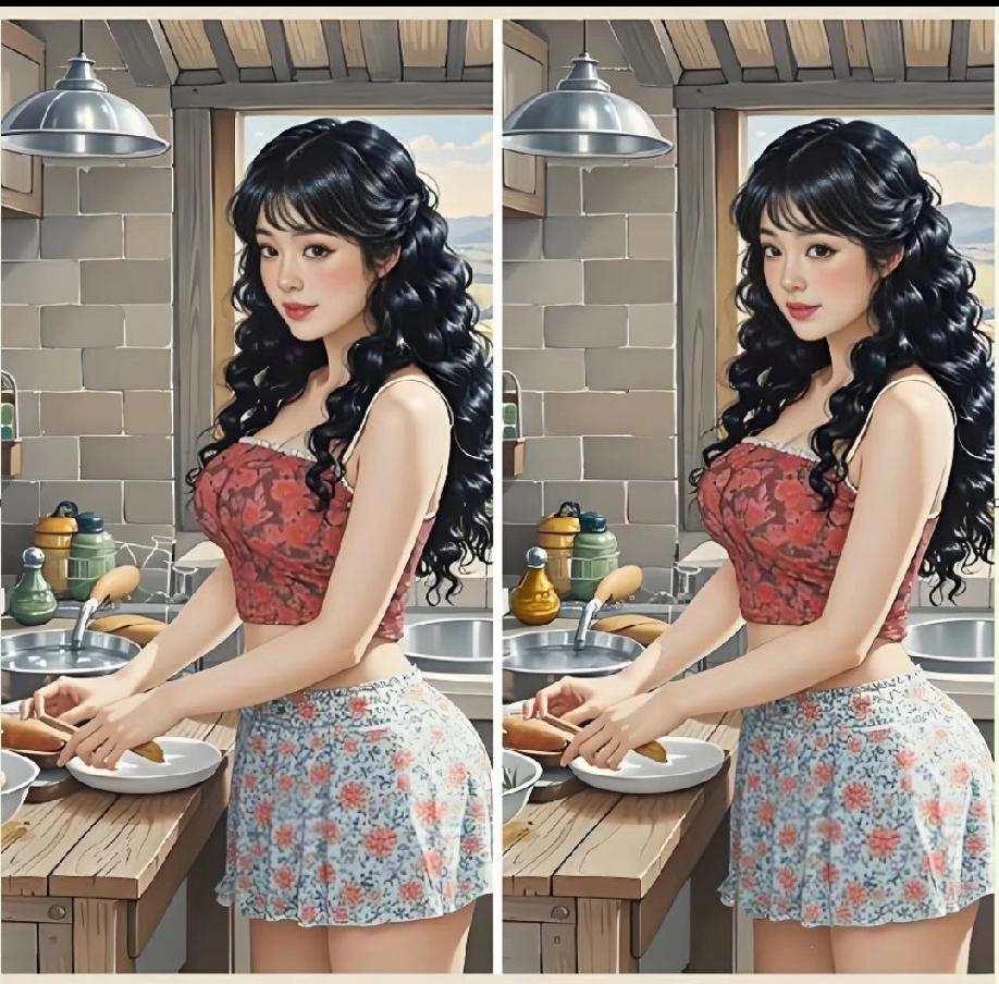  别再刷短视频了！这组图里的1处不同，难倒我全家，能找出的绝对是“火眼金睛”