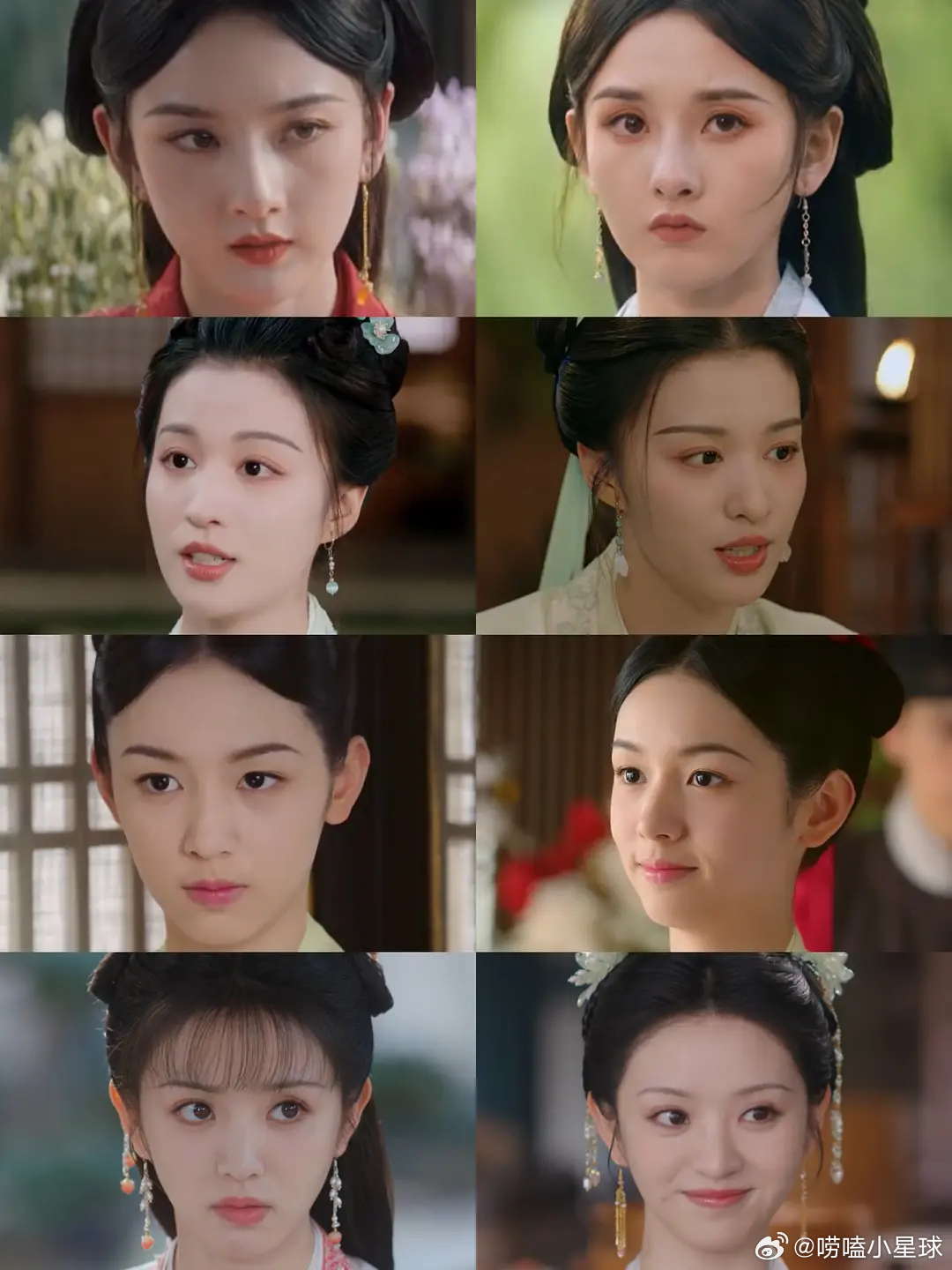 95四美宋祖儿、王楚然、周也、田曦薇剧内剧外生图大赏，早期、热门活动生图、古装剧