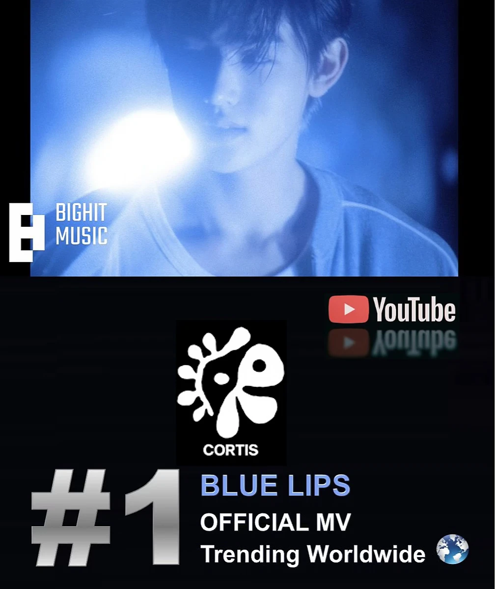 CORTIS 的新 BlueLips MV 在 YouTube 全球趋...