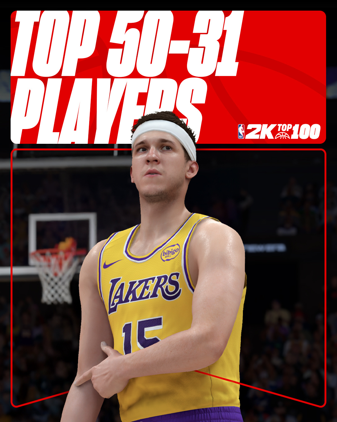 2K官方继续公布球员能力值，第50位到第31位。里夫斯排在第49名，与德罗赞、福