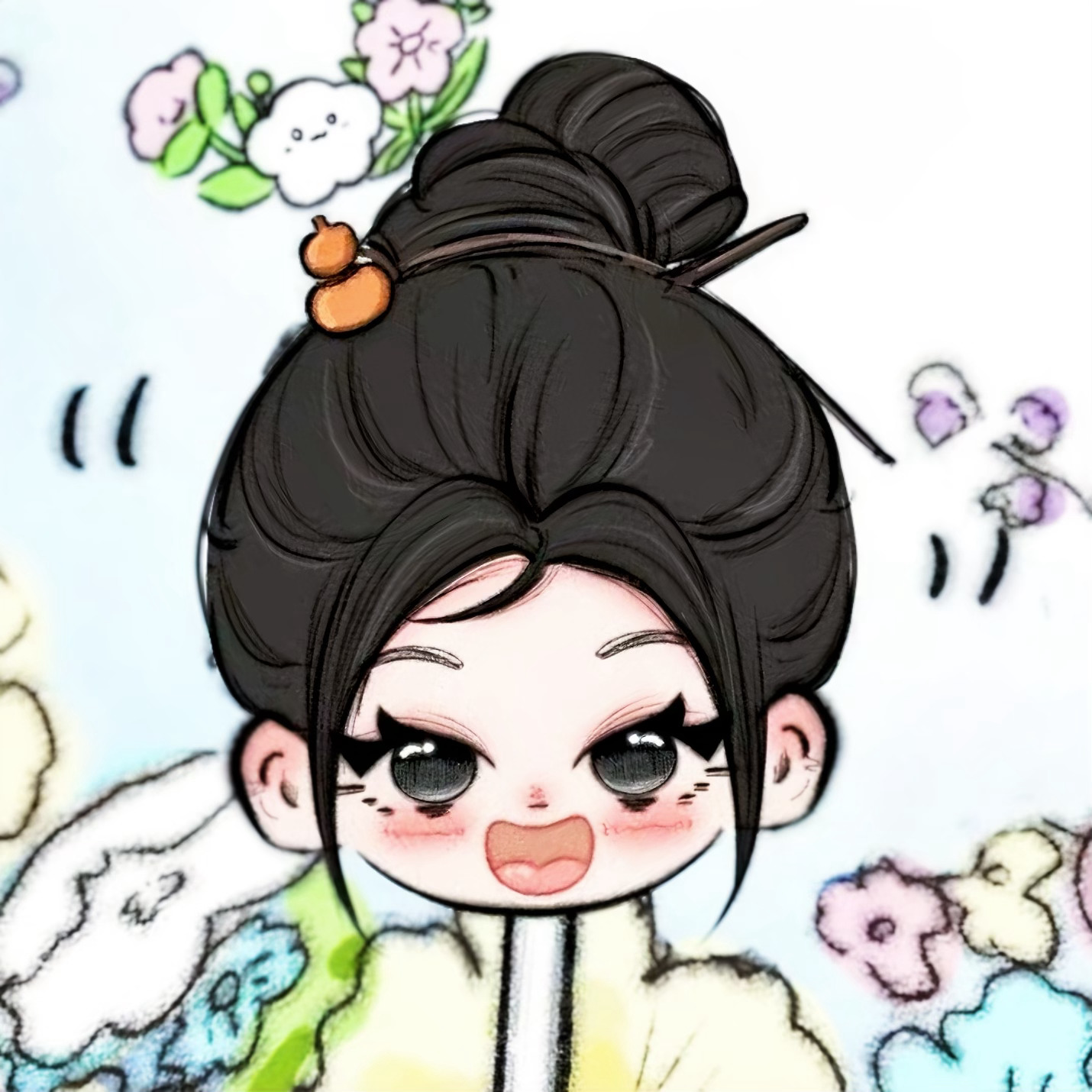 哎呦怎么这么萌这么萌呢！！﻿鞠婧祎姜黎非